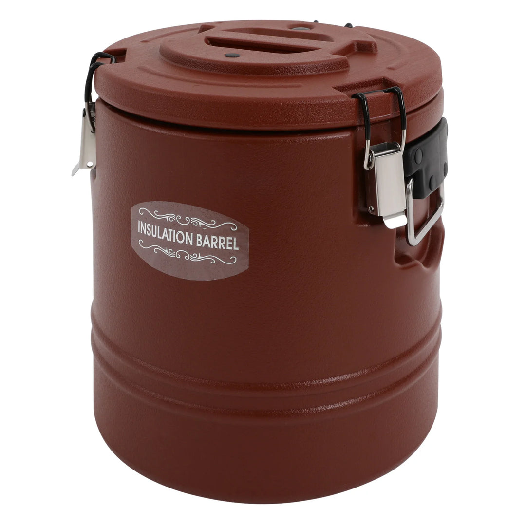Food Warmer with 15L Capacity, Insulated Stainless Steel Bucket, Sealing Lid, Exhaust Valve, Keeps Food Hot and Cold for Hours