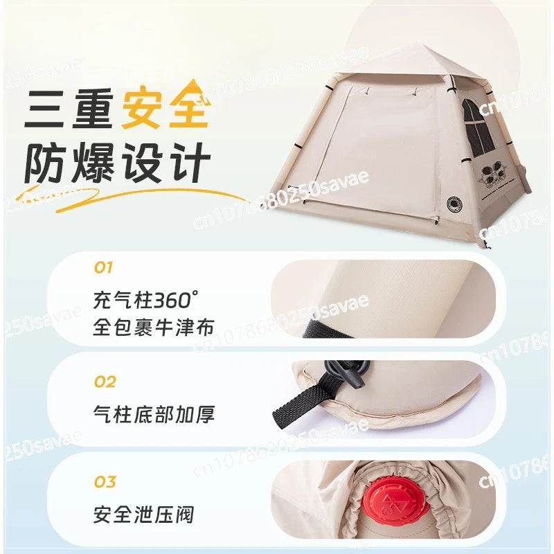 Taili Inflatable Tent Outdoor Camping Quick-open Equipment Foldable Portable Inflatable Tent Camping Overnight Tent