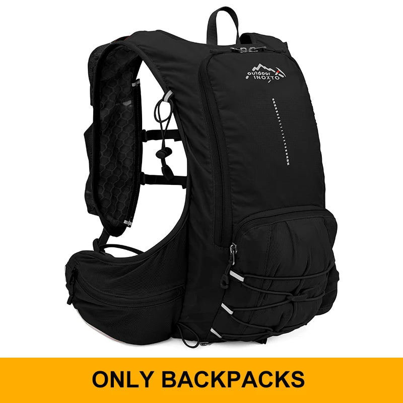INOXTO lightweight men's and women's hydration backpack 15L, cycling backpack, off-road motorcycle mountaineering trail running