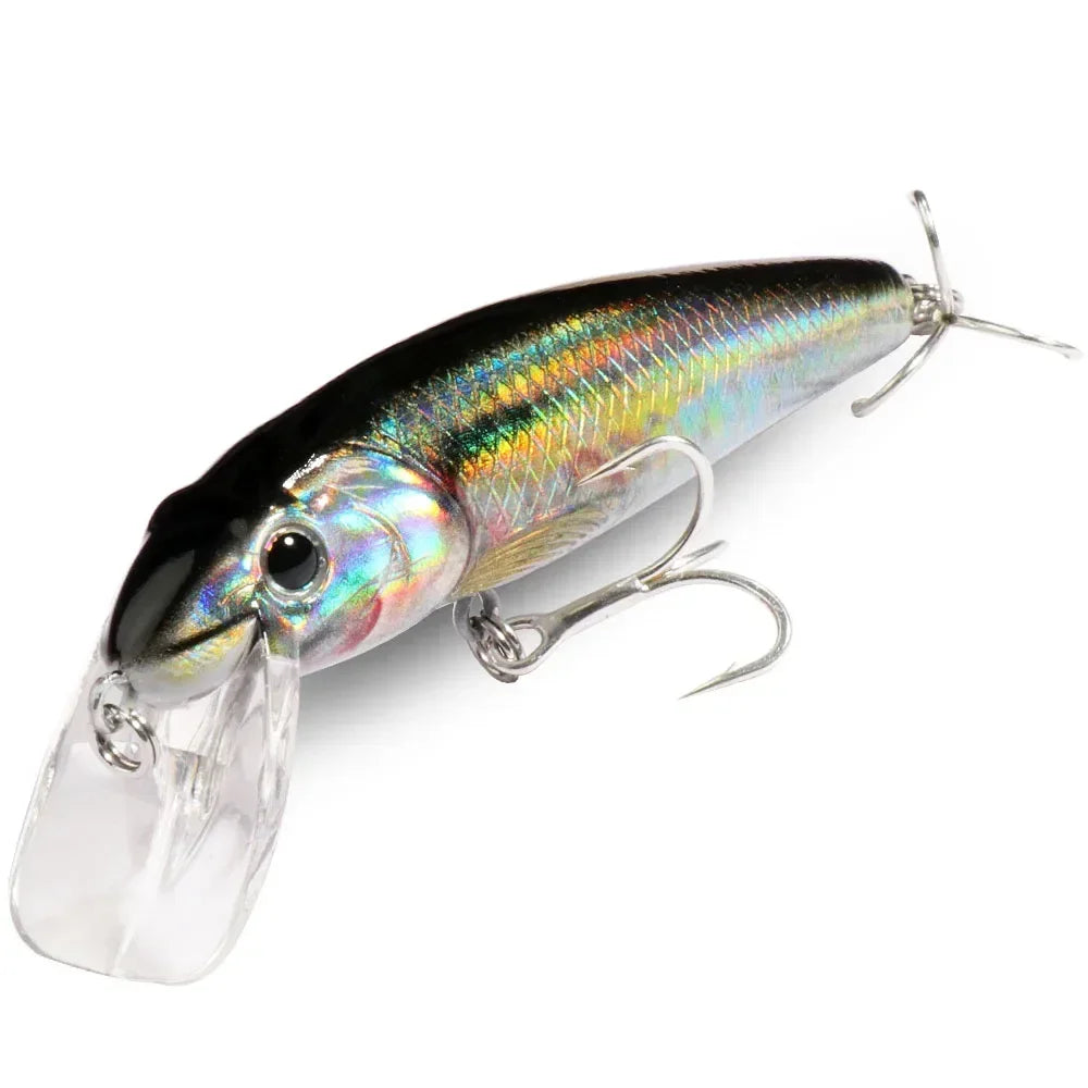 Floating Minnow 12.1g 9cm Fishing Lure Steel Ball Sonic Wave Balance Swimbait Pesca Popper Hook Pike Wobbler Tackle Crank Bait