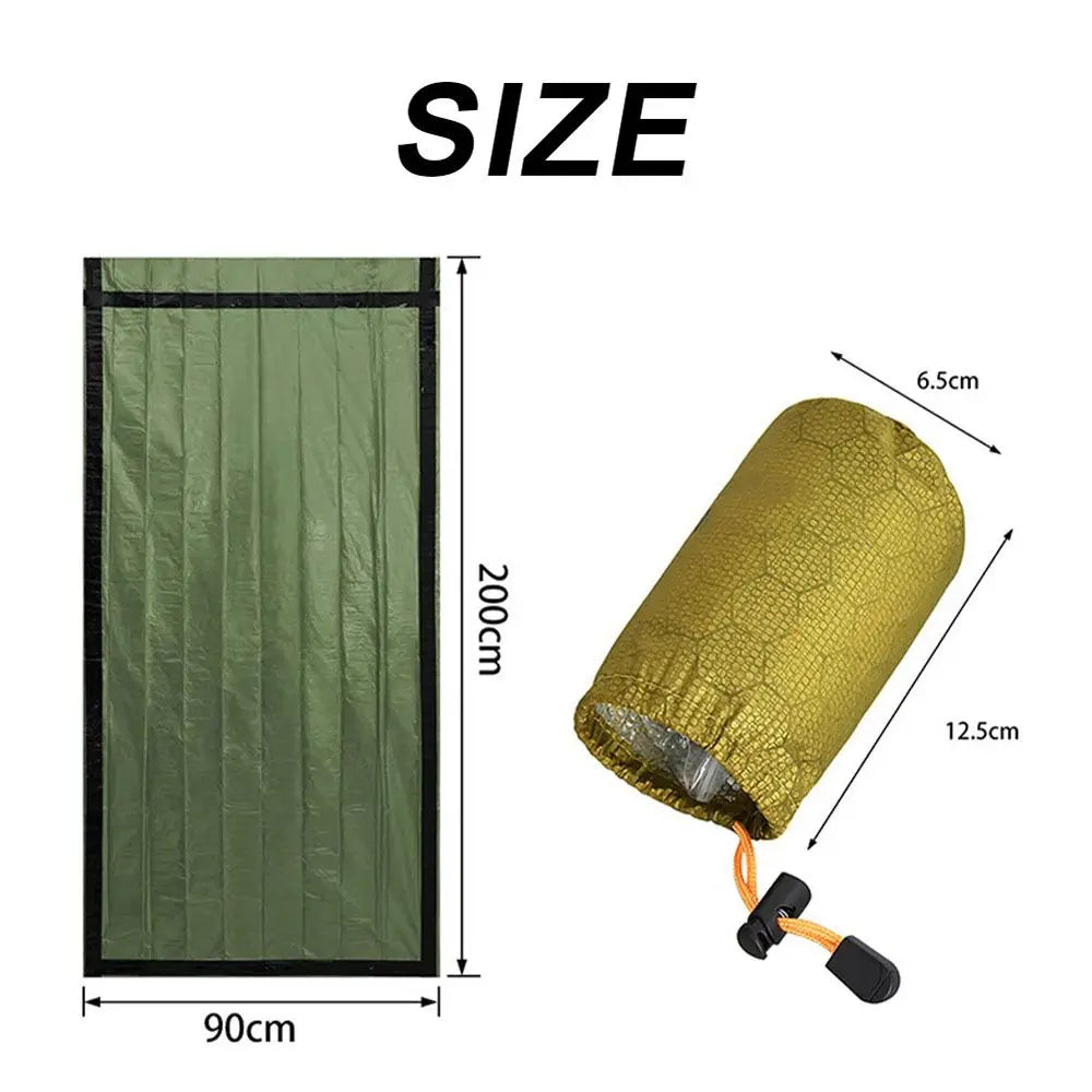 Compression Stuff Sack Camping Waterproof Storage Bag Survival Sleeping Bag Sleeping Bags Emergency Sleeping Bag Outdoor Bivvy