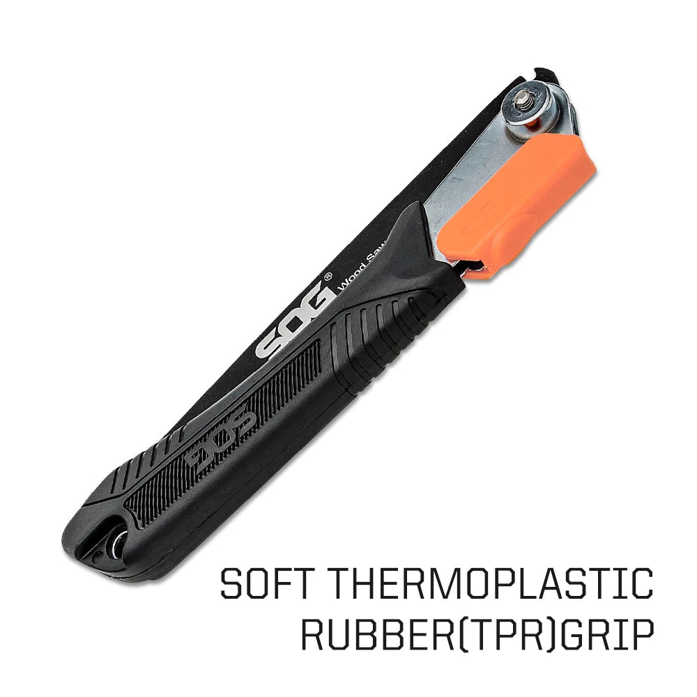 SOG Multifunctional Folding Saw – Portable EDC Tool for Household, Hunting, Outdoor Camping Equipment, Survival & Woodworking