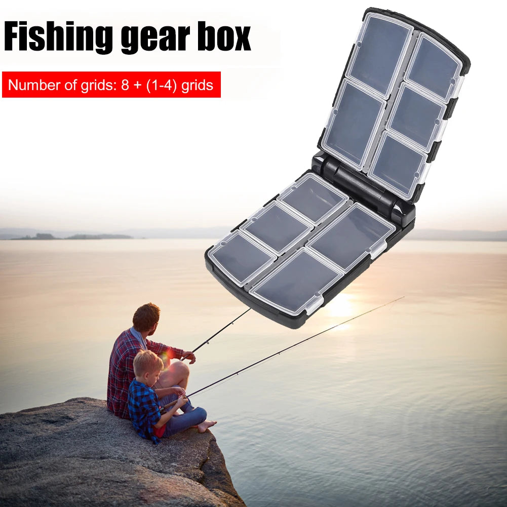 Fishing Accessories Lure Hook Boxes Storage Case Semi-Automatic Opening Fishing Tackle Box Fish Accessories for Fisherman
