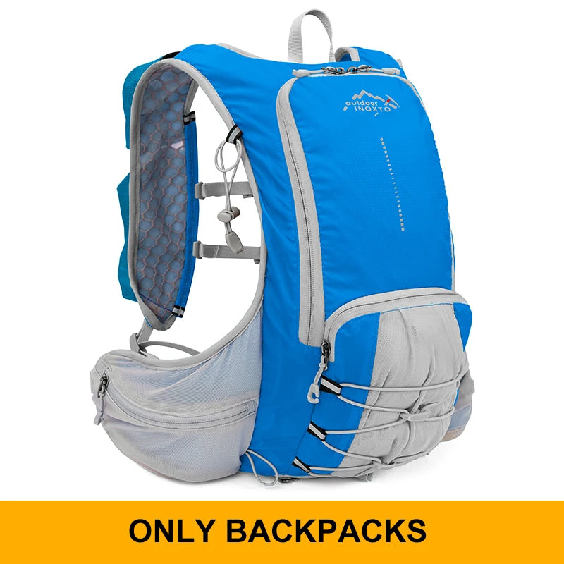INOXTO lightweight men's and women's hydration backpack 15L, cycling backpack, off-road motorcycle mountaineering trail running