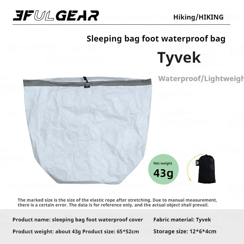 3F UL GEAR Sleeping Bag Foot Waterproof Case Bag Anti-condensation Outdoor Camping Moisture-proof Breathable Liner Storage Bag