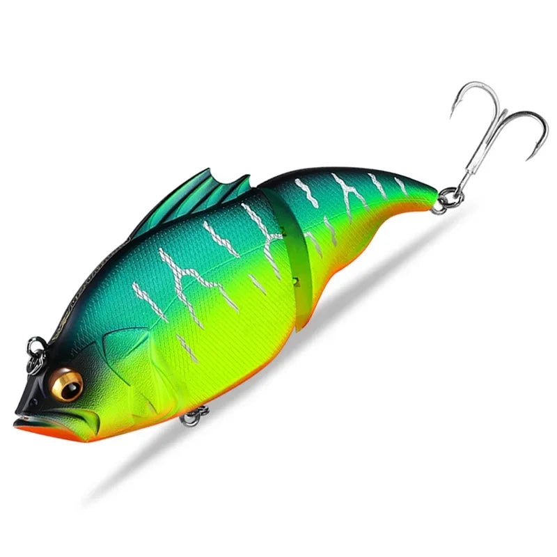 Pike Fishing Vatalion 115mm Vibration Jointed Bait Swimbait Bass Lure 41/43g Fishing Lure Floating  Vatalion 115F Leurre