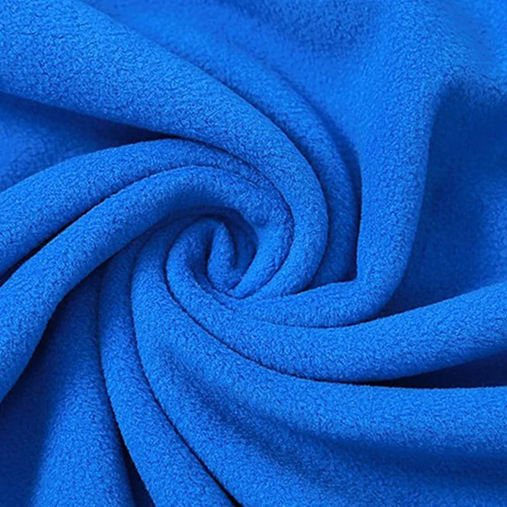 Portable Sleeping Bag Liner Microfiber Fleece Travel Sheet Sleep Sack Zippered Camping Blanket for Outdoor Camping Tent Bed