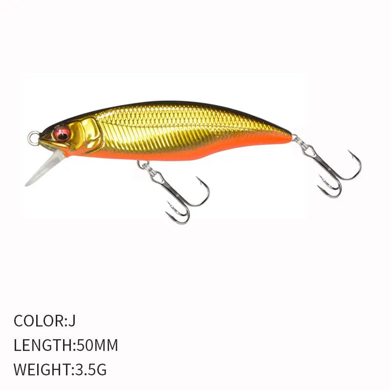Fishing 50mm 3.5g Swimbaits Bass Big Fish Crankbaits Fishing Lure Floating Wobblers for Pike Minnow Lure Fishing Tackle