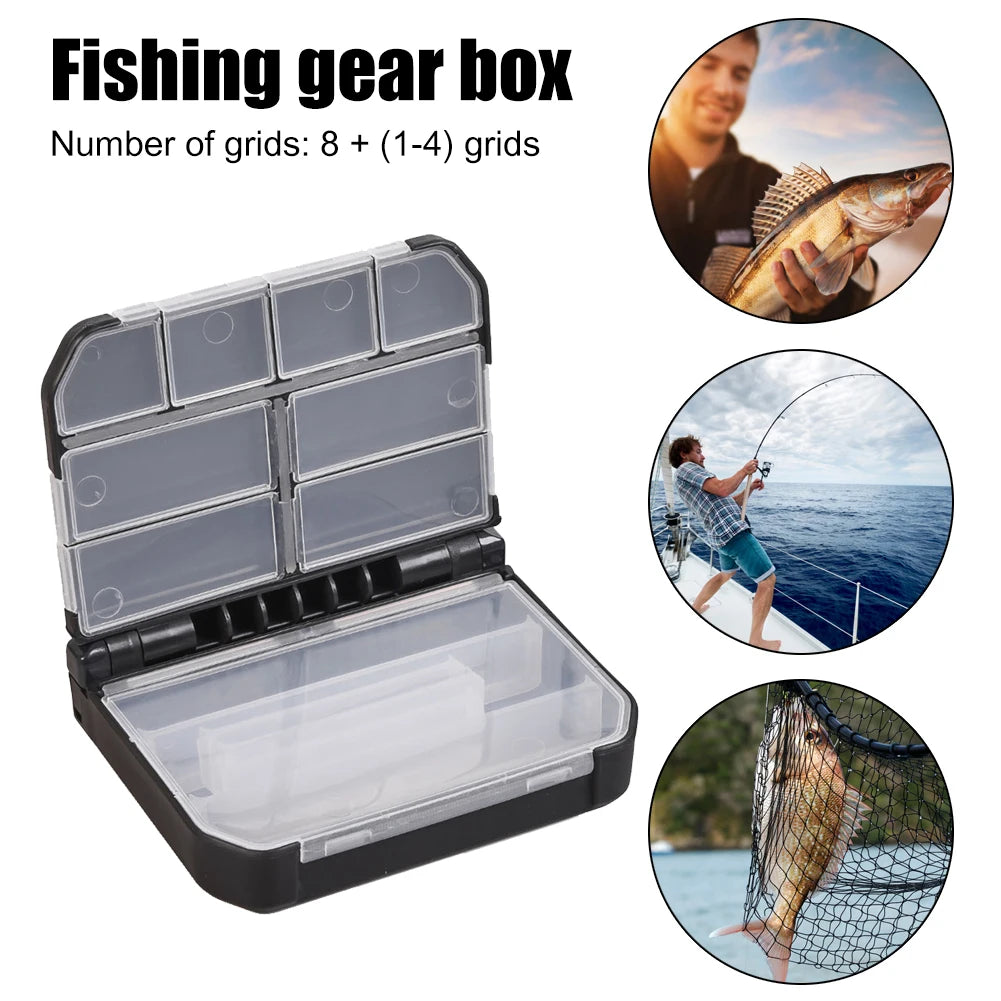 Fishing Accessories Lure Hook Boxes Storage Case Semi-Automatic Opening Fishing Tackle Box Fish Accessories for Fisherman