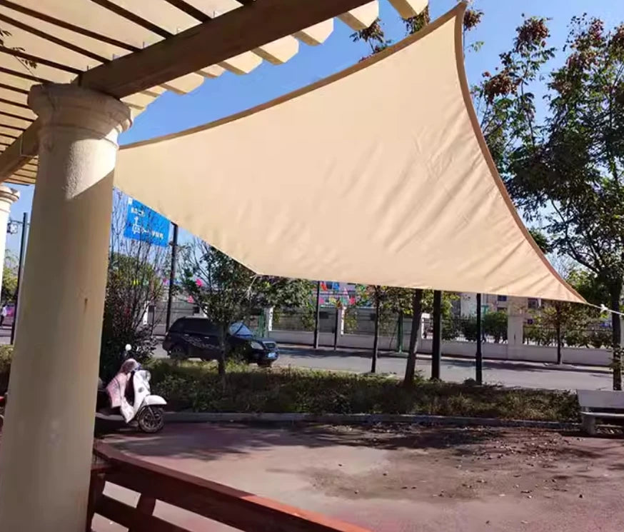 Sunshade cloth, sky curtain, outdoor courtyard, sunshade canopy, sunshade and heat insulation, customized balcony