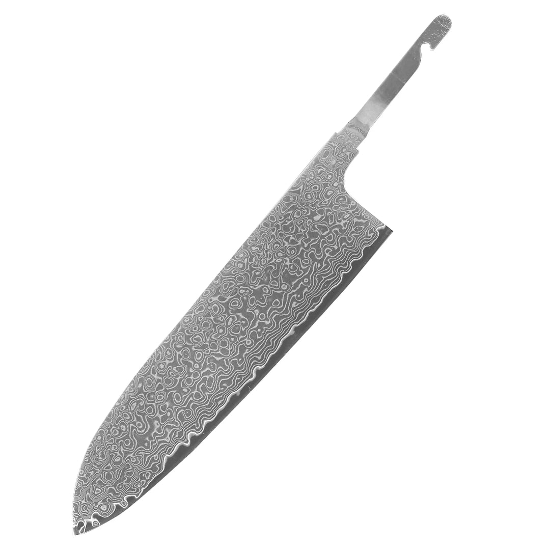 DIY Chef Knives 5 inch Knife Utility knife Blade Damascus Steel Raw Knife Blank Blade Material Semi Finished Knife Blank