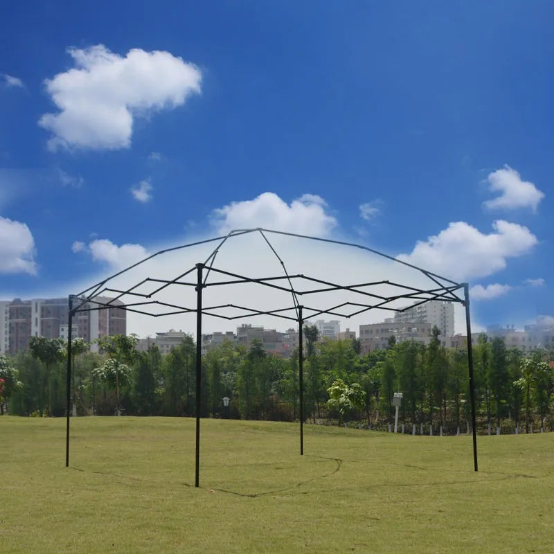 Outdoor pop-up canopy Gazebo Tent beach camping instant canopy 10x10 feet (khaki color) Convenient to carry