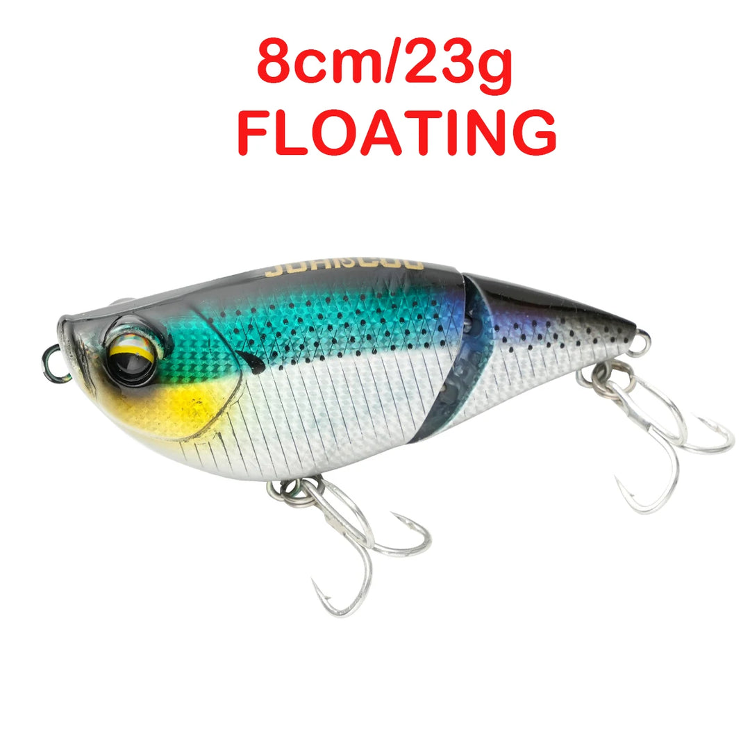 Floating Sinking Baits 2 Sections 8cm Multi Jointed Swimbait VIB Fishing Lures Swimbait for Fishing Pike Bass Fishing Tackle