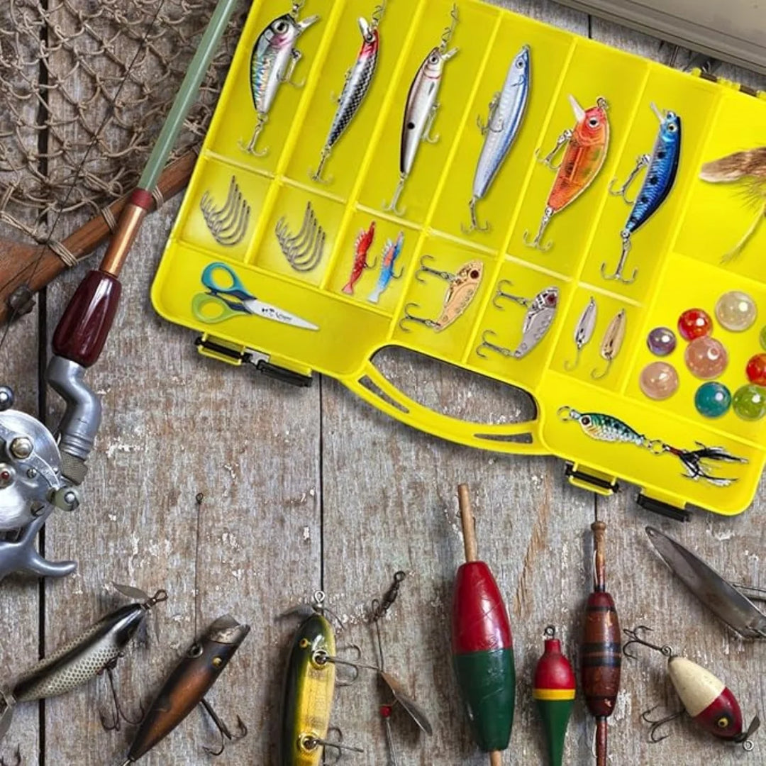 Fishing Box Accessories Storage Box Road Auxiliary Bait Box Tools Storage Box Fish Hook Accessories Storage Box Fishing Supplies