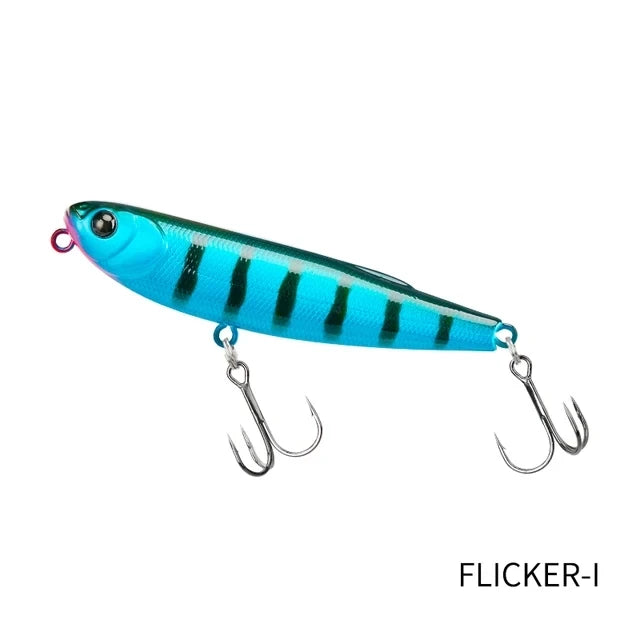 TSURINOYA FLICKER 70F Z Dog Topwater Walker Fishing lure 70mm 8.4g Artificial Pencil Floating Stick Hard Bait For Bass Pike Plug