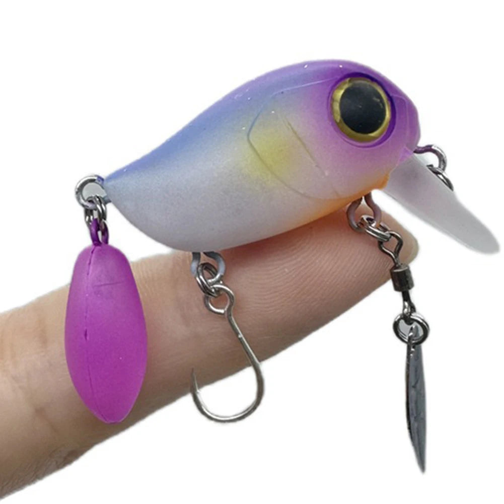 Fishing Tool For Anglers 30mm Length Fishing Lure Floating Minnow Life-like Lightweight Swimming Action Top Water