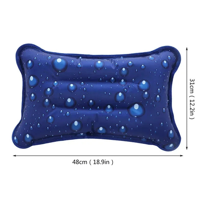 Summer Cooling Water Cushion Sleeping Aid Pad Mat Muscle Relief Cooling Pillow Ice Pad Massager Bedding Sleep Cool Cushion