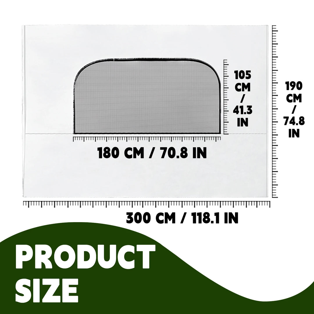Sunshade Sidewall with Mesh Window for 10x10 Pop Up Canopy - Straight Leg Outdoor Instant Canopy Sidewalls, 1 PS (only Sidewall)
