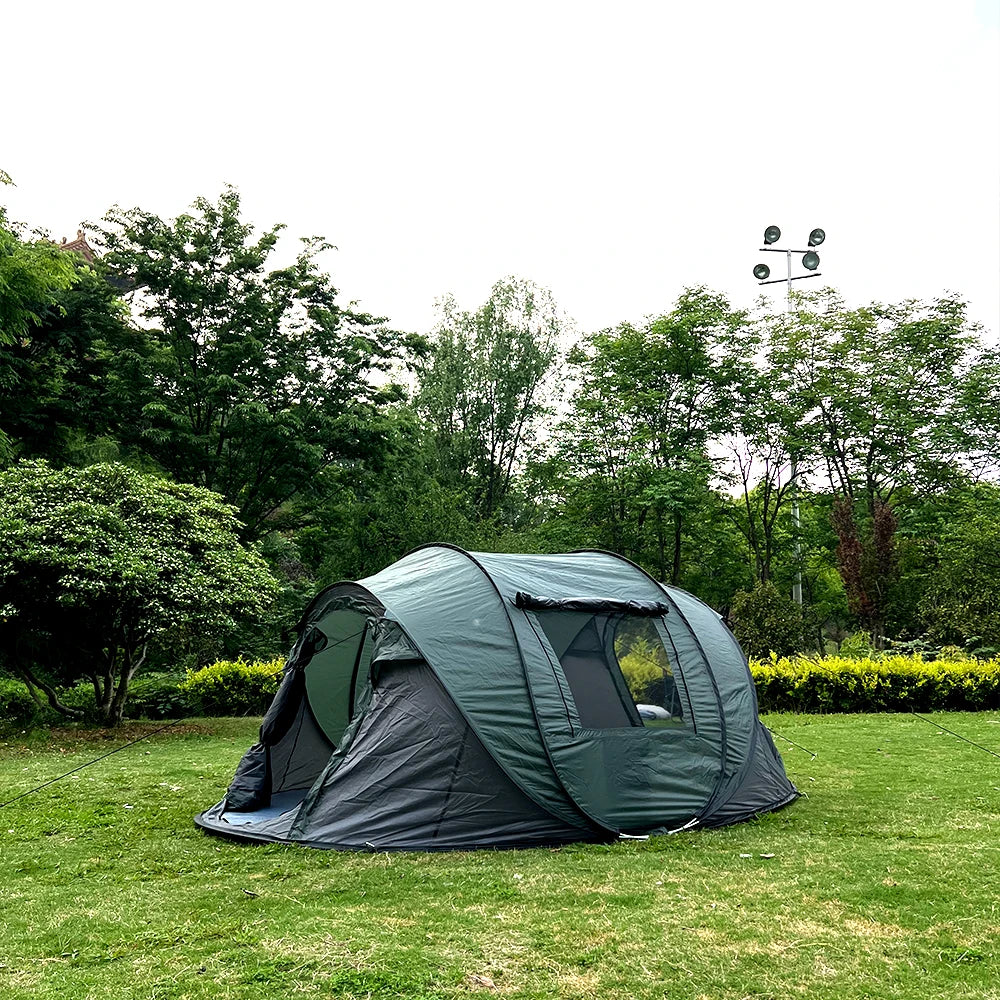 One tent for 5-8 people, camping tent, family tent, travel tent, waterproof and sun protection, suitable for camping and hiking