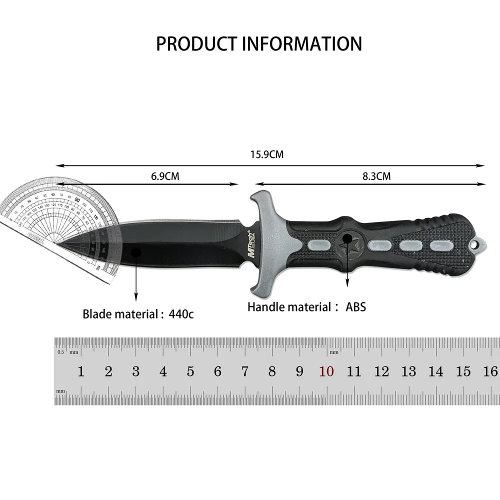 Mini Neck Knife 440C Fixed Blade ABS Handles Camping EDC Survival Self Defense Hunting Knives Portable Tools