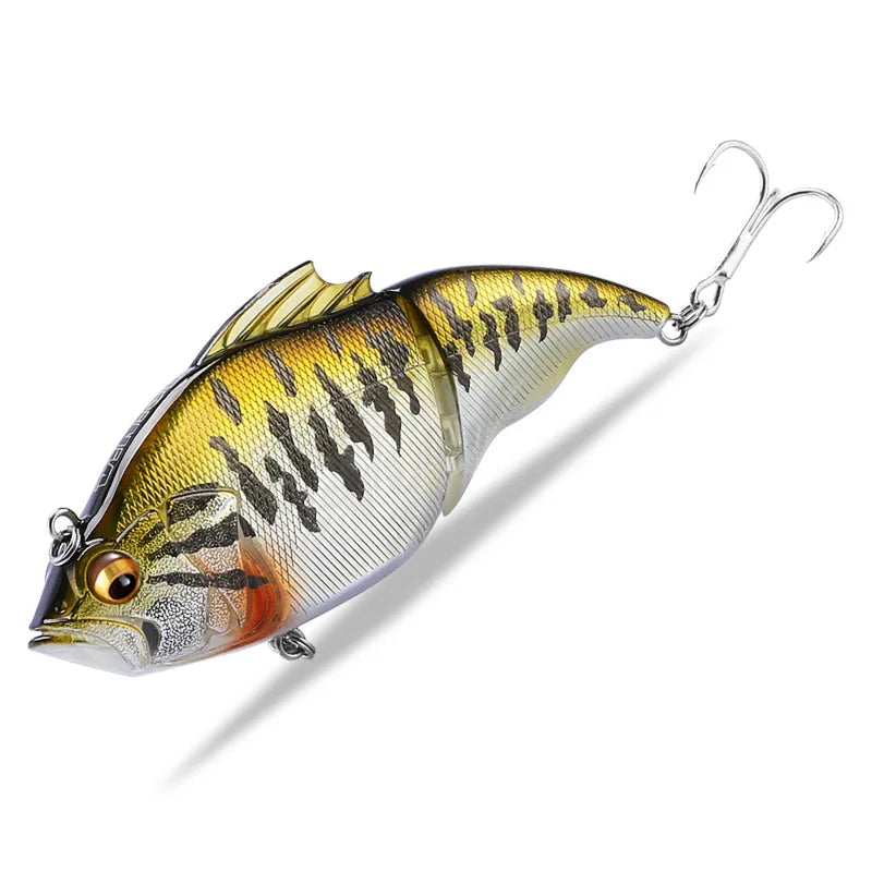 Pike Fishing Vatalion 115mm Vibration Jointed Bait Swimbait Bass Lure 41/43g Fishing Lure Floating  Vatalion 115F Leurre