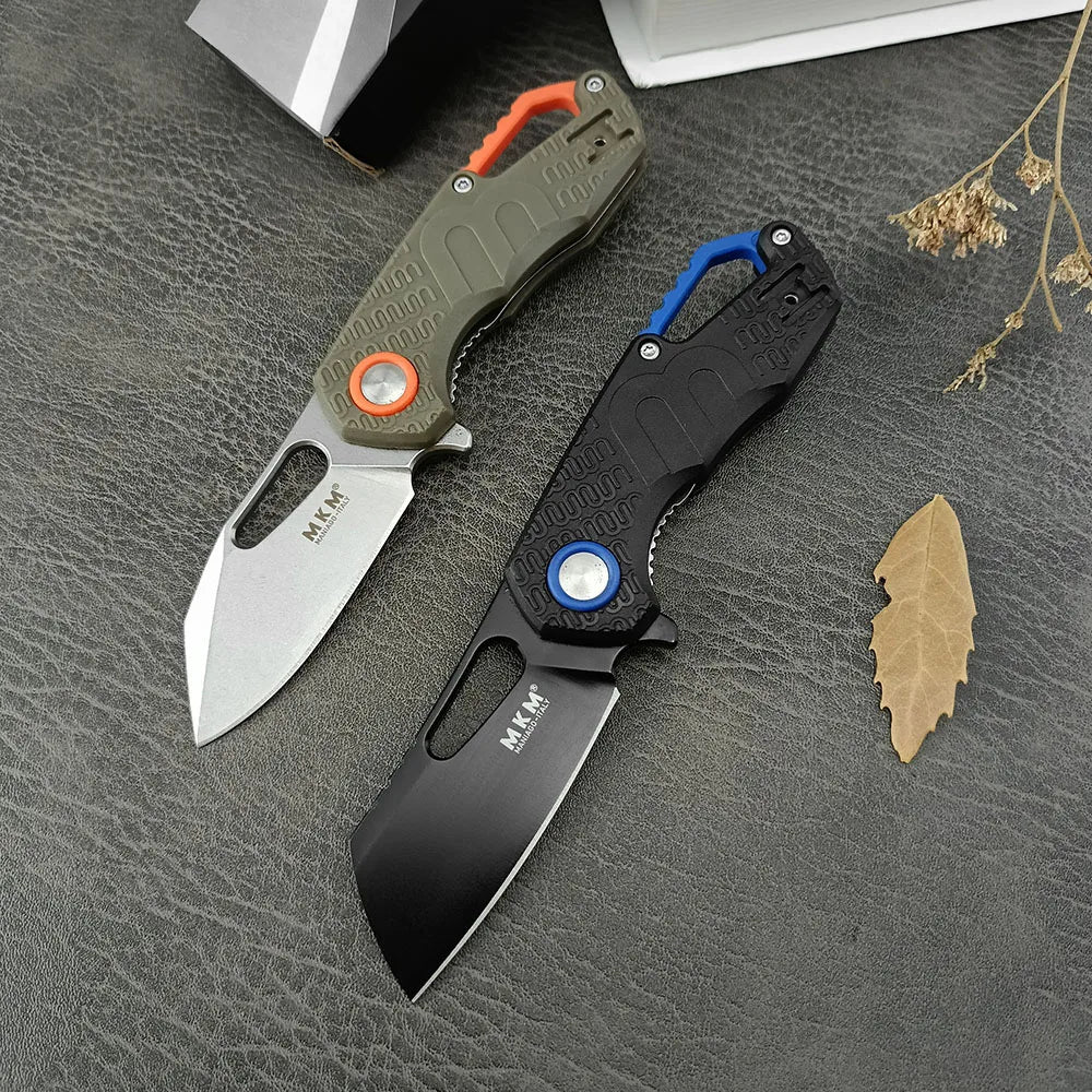 MKM-Maniago F0332 Multi-porpose Liner Lock Hunting EDC Pocket Knife 8Cr13 Blade Survival Camping Folding Knife Nylonfiber Handle