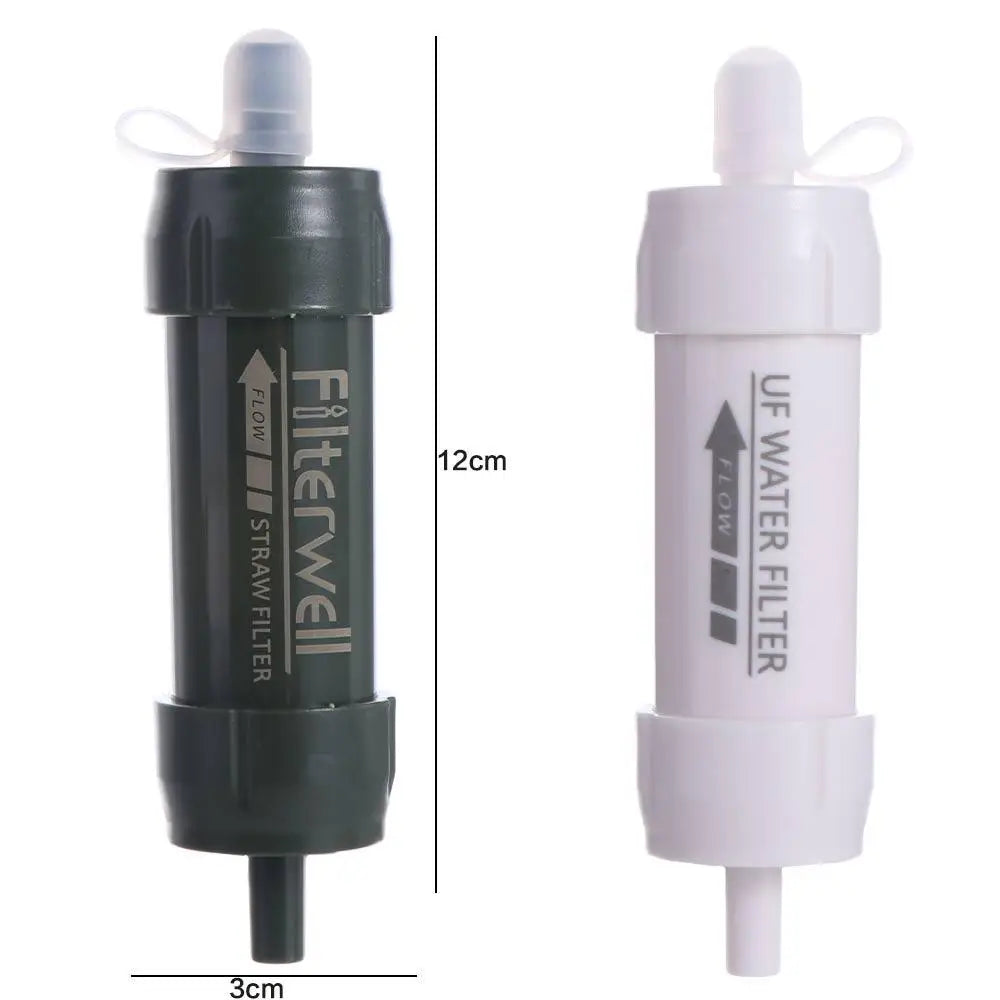 Mini Mini Water Filter Straw Straw Direct Drinking Purification Water Filter Survival Portable Drinking Water Filtering Straw