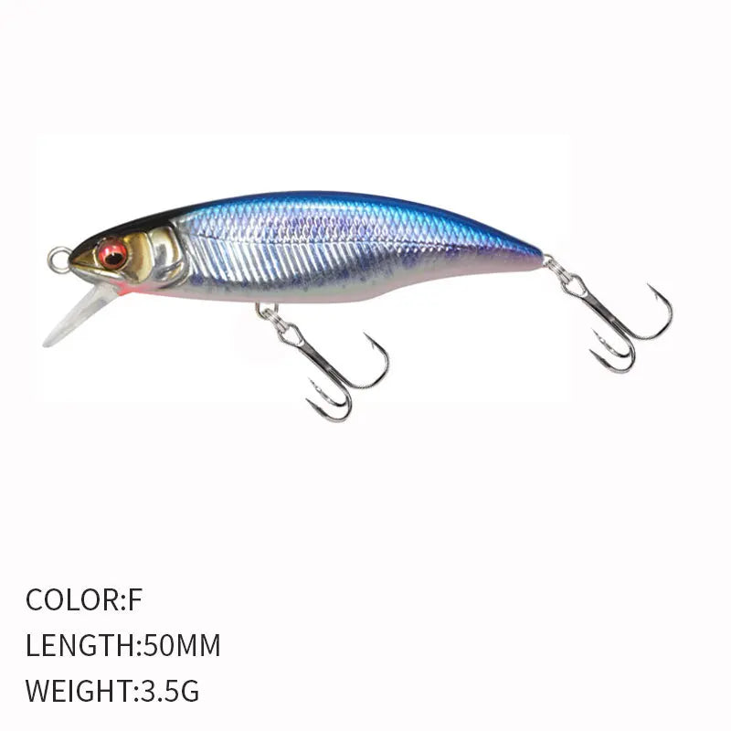 Fishing 50mm 3.5g Swimbaits Bass Big Fish Crankbaits Fishing Lure Floating Wobblers for Pike Minnow Lure Fishing Tackle