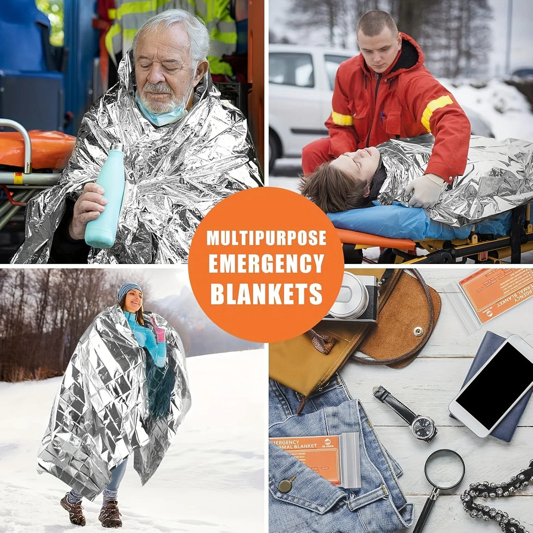 Outdoor First Aid Blanket is suitable for outdoor travel, lightweight, thin and sturdy, helps to survive in the outdoors