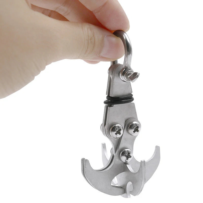 Survival Claw Multi-functional Stainless Steel Hook Portable Outdoor Camping Trekking Climbing Folding Tool Gravity Hook