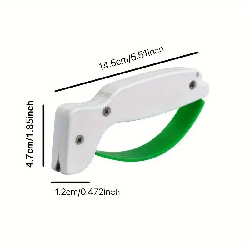 Kitchen Knives with This Portable Knife Sharpener-Perfect for Outdoor Use