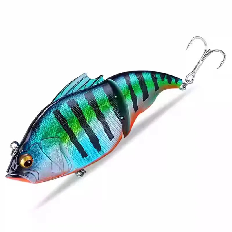 Pike Fishing Vatalion 115mm Vibration Jointed Bait Swimbait Bass Lure 41/43g Fishing Lure Floating  Vatalion 115F Leurre