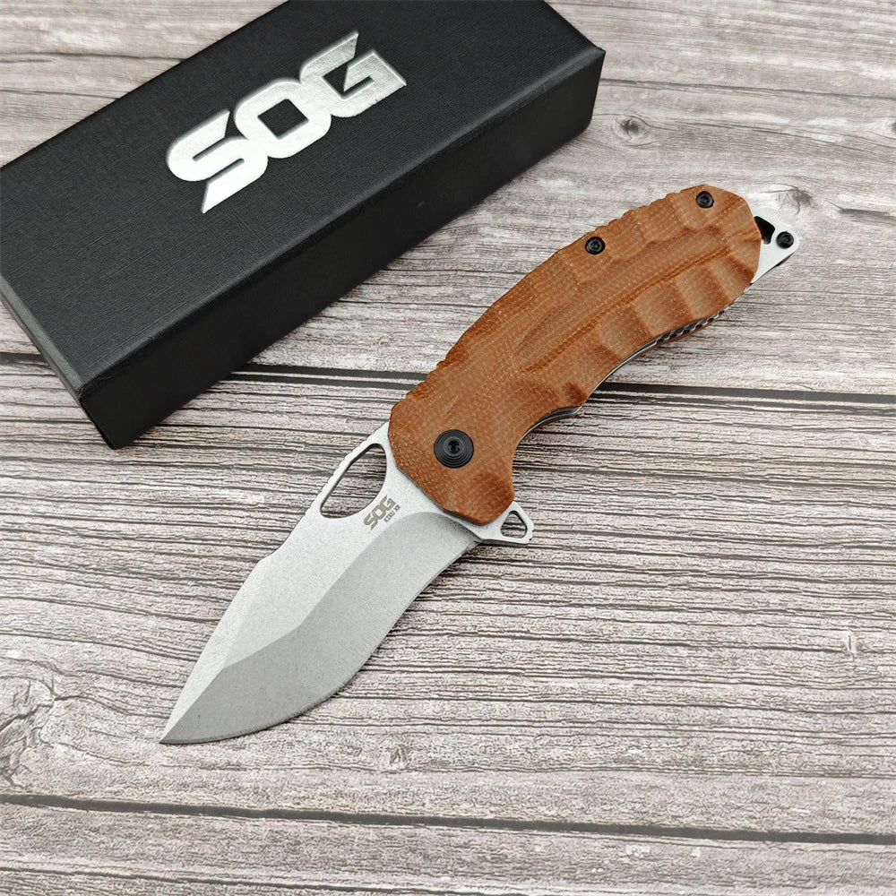 Kiku XR Mini Folding Knife 8Cr13Mov Blade G10 Handle Outdoor Camping Tactical Tool Survival Self Defense Utility Knife