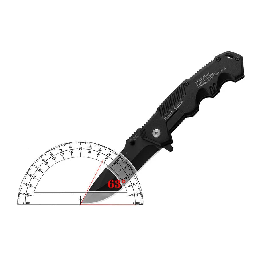 Portable Folding Knife Stainless Steel High Hardness EDC Kit Outdoor Mini Multi-Purpose Fruit Camping Survival Defensive Knife