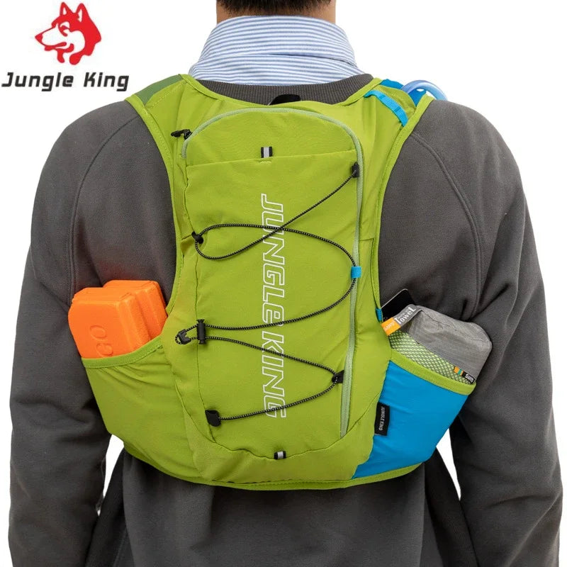 JUNGLE KING 15L Trail Running Backpack Lightweight Hydration Pack Outdoor Sports Rucksack for Ultra Trail Run Cycling Hiking Bag