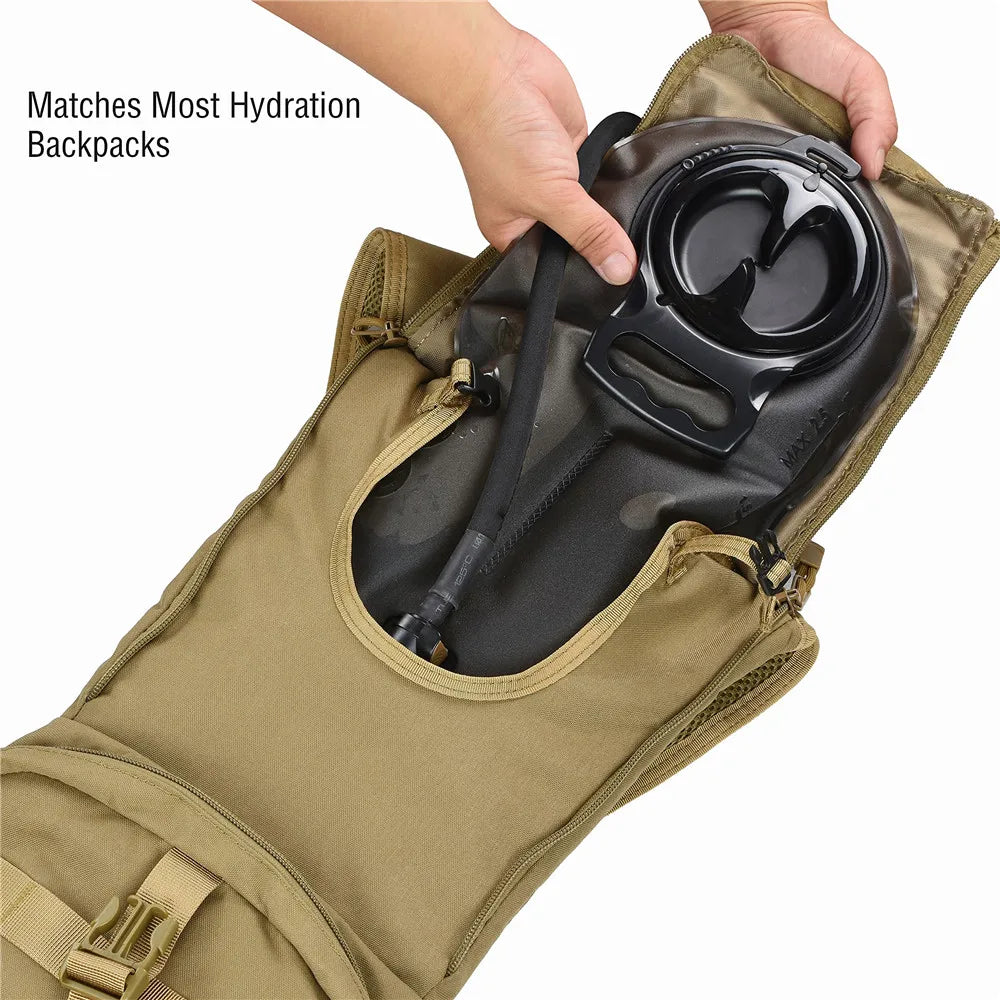 TPU Detachable Drinking Tube Water Bag Large Capacity Outdoor Drinking Bag Mountaineering Running Reservoir Bag 2L/2.5L/3L