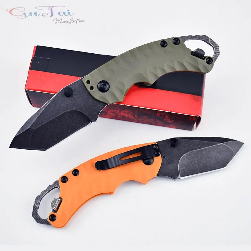 Multi-function pocket knife, suitable for camping, barbecue, hiking wilderness, high hardness, sharp and durable folding knife
