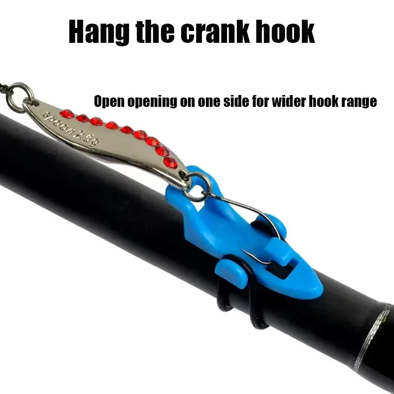 Fishing Hook Secure Keep for Fishing Rod Tool Portable Plastic Rubber Lure Accessories Bait Holder Fishing Accessories