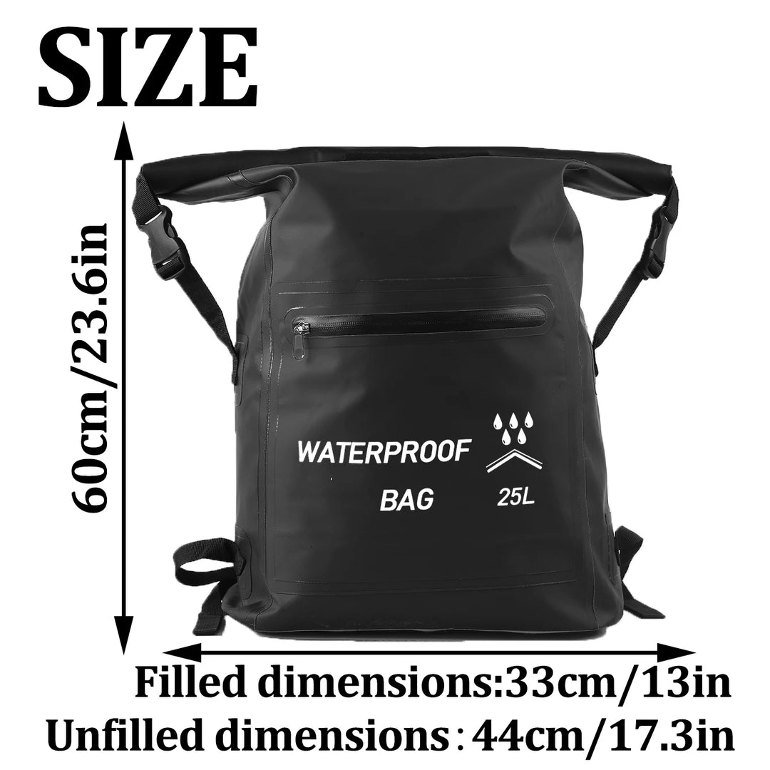 1PC large capacity waterproof backpack, colorful multifunctional backpack, suitable for hiking, camping, and fishing