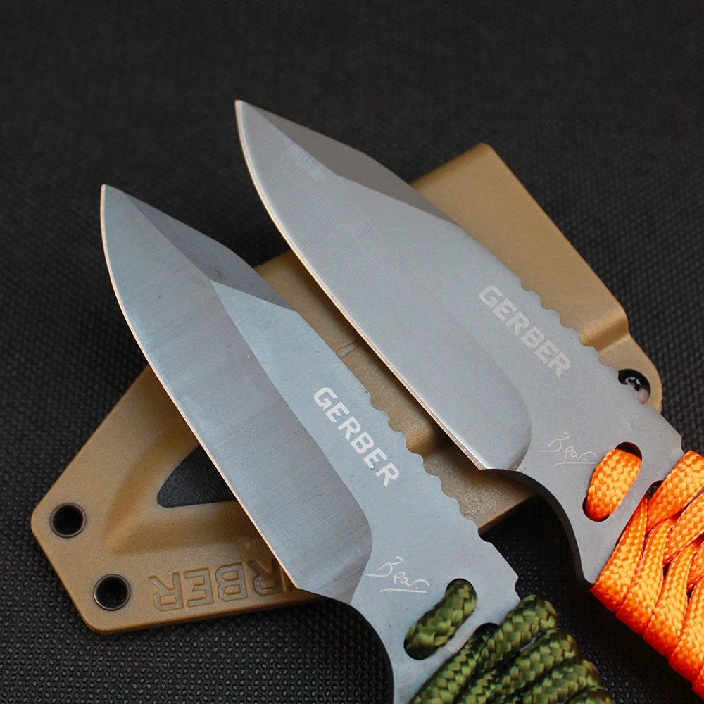 Total length of the knife: 19.6CM Blade length: 8.5 CM Blade width: 3.16CM Blade thickness: 4.05MM  Blade material: D2 Handle ma