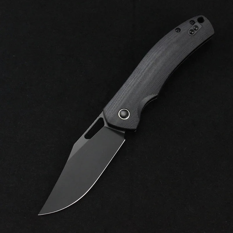 G0041 Pocket Folding Camping Knife 14C28N Blade G10 Handle Survival Hunting Tactical Knives Outdoor Mini Utility Fruit EDC Tools