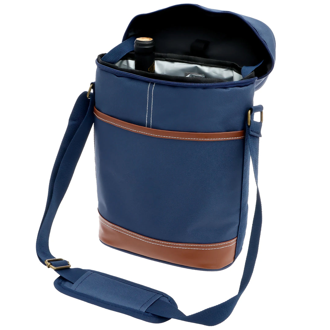Wine Cooler Bucket Wine Bag Cooler Holder Champagne Cooler Beer Chiller Ice Bag Leakproof Insulated Wine Carrier for Travel Beac