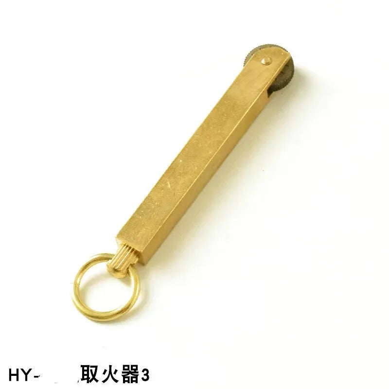 Portable Outdoor Brass Mini Pulley Wild Camping Survival Tool Outdoor Survival Practical Dolphin