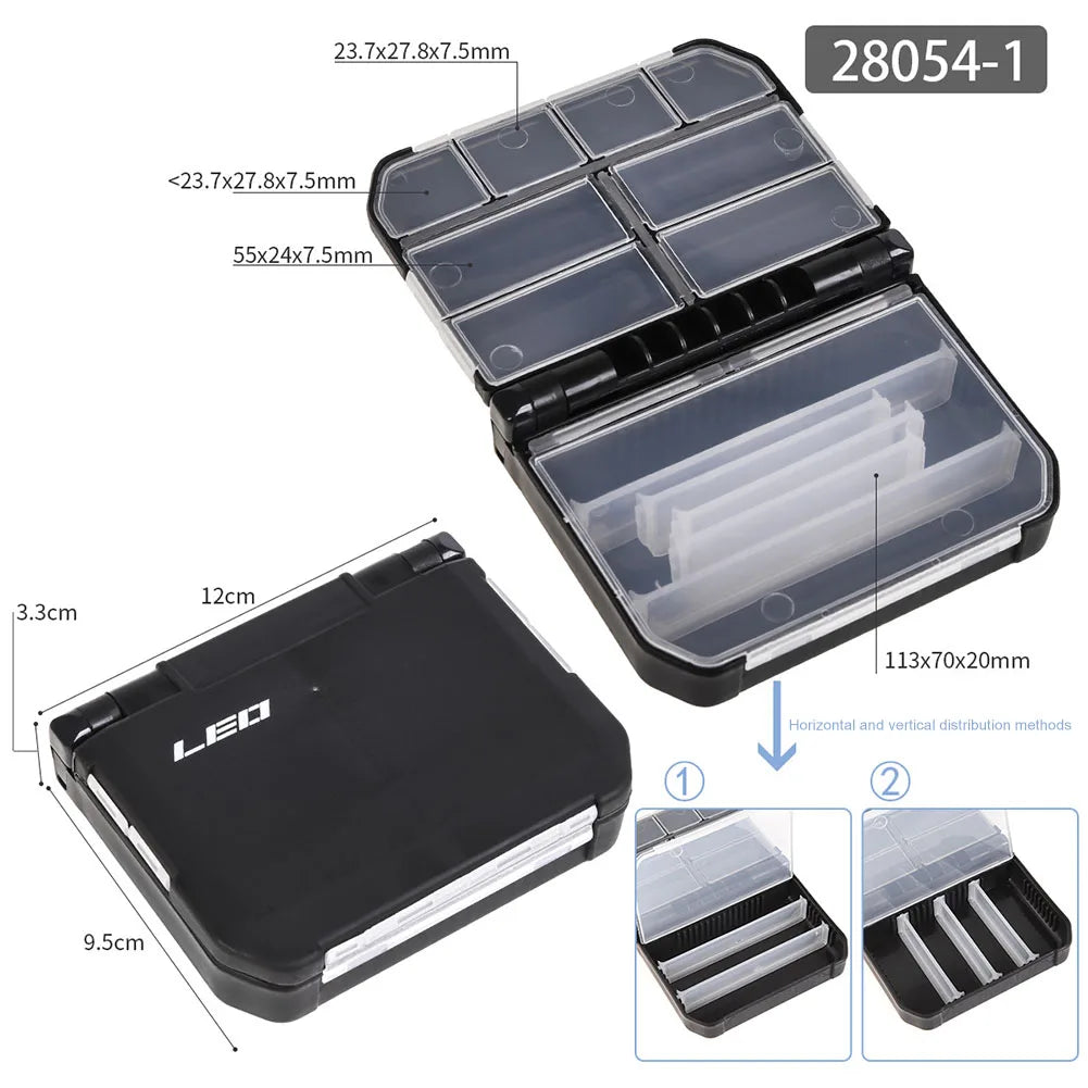 Fishing Accessories Lure Hook Boxes Storage Case Semi-Automatic Opening Fishing Tackle Box Fish Accessories for Fisherman