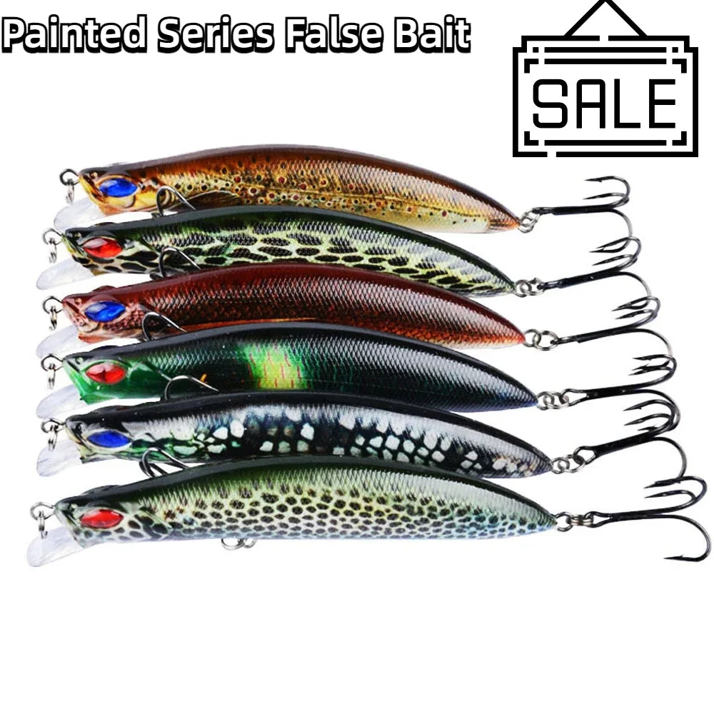 3 Hook Crankbaits, Floating Wobblers, Pike Baits, Shads TackleFloating Minnow Hard Straighten One's Mouth Grass Carp