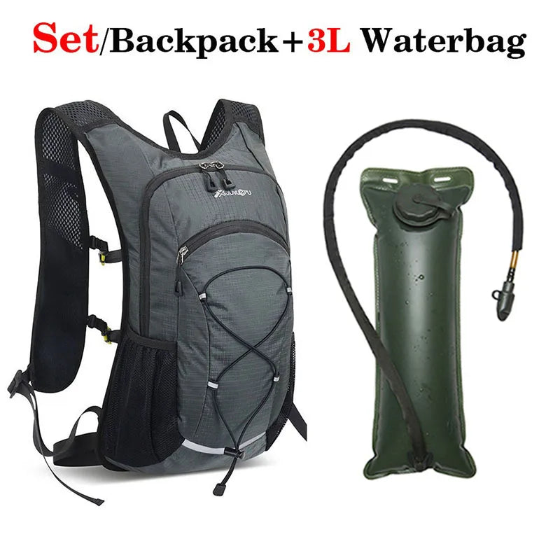 New Bike Riding Water Bag Backpack Portable Waterproof Rucksack Hydration Bag 3L Outdoor Sports Running Inner Bladder Knapsack