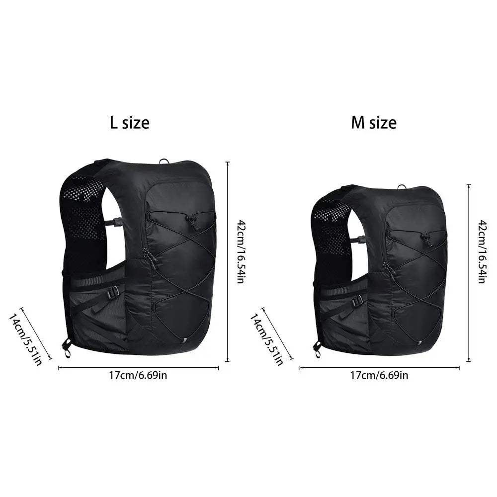 Outdoor Running Hydration Vest Outdoor Hiking Hydration Pack Vest  Lightweight running backpack Insulated backpack water bag