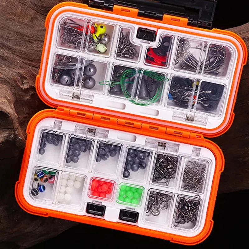 WEIHE 308pcs fishing accessory combo fishing accessories kit pesca tackle box fishing products for outdoor activity