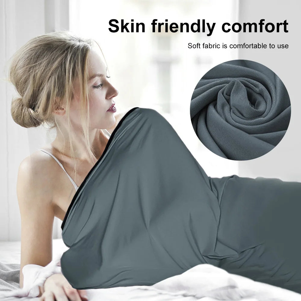 Outdoor Travel High Elasticity Sleeping Bag Liner Travel Sleeping Bag Liner Camping Sleep Sack For Planes Trains Portable Carry