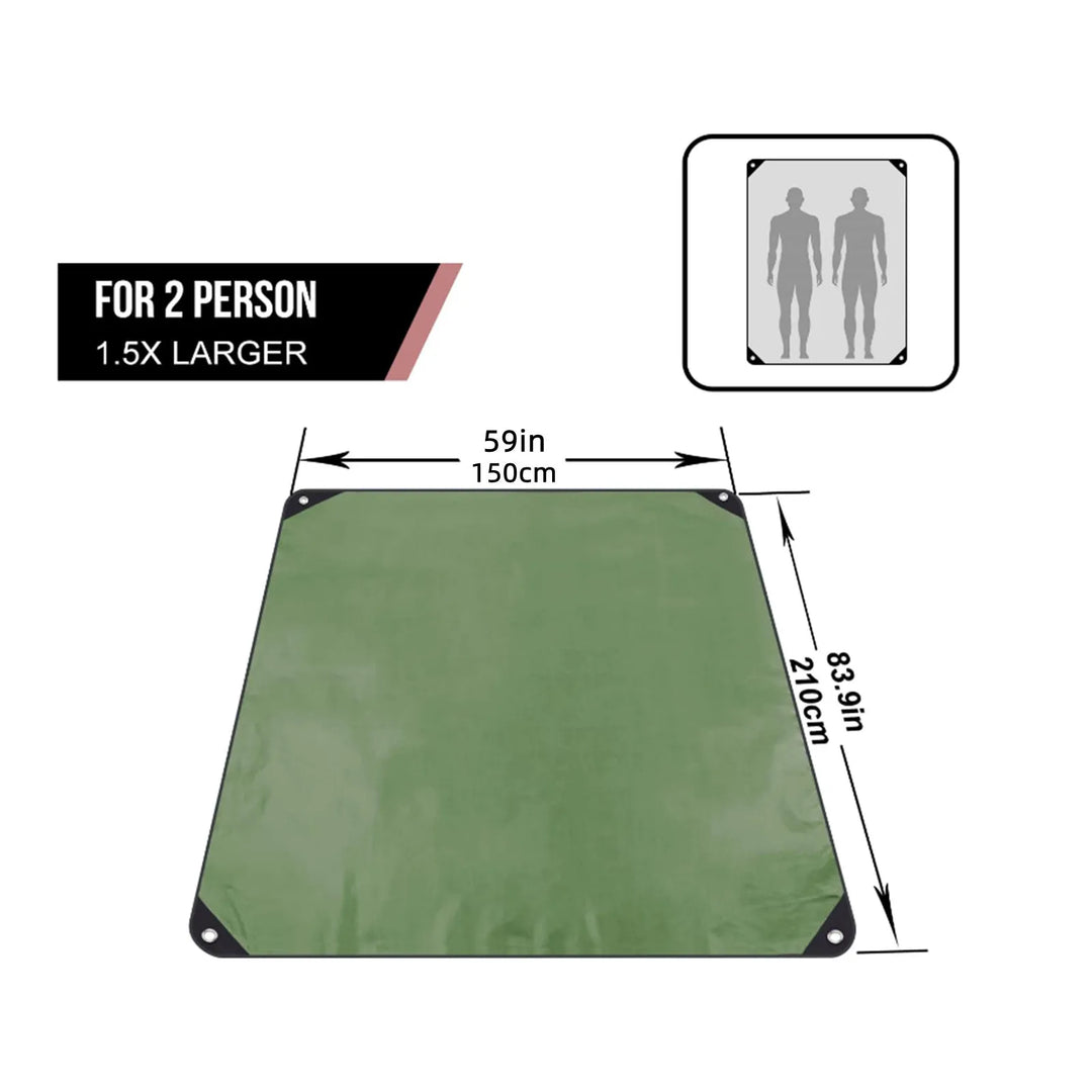 Heavy Duty Emergency Blanket Survival Gear Waterproof Insulated Blanket Emergency Tarp for Camping, Hiking, Bushcraft